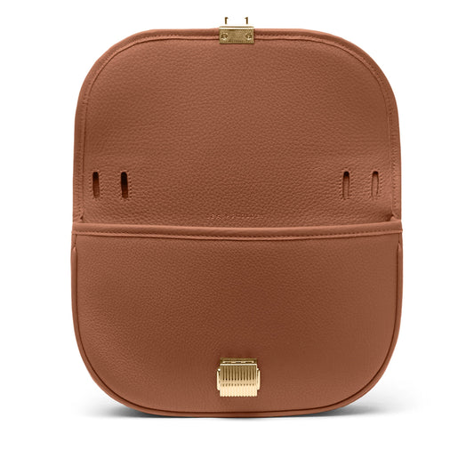 Katy Small Saddle Crossbody Saddle Brown